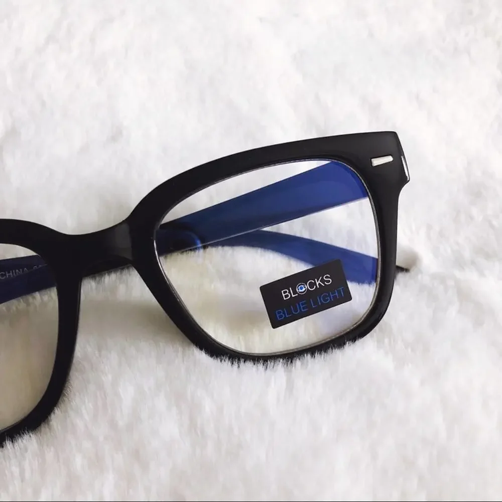 Bella Black Computer Blue Light Glasses